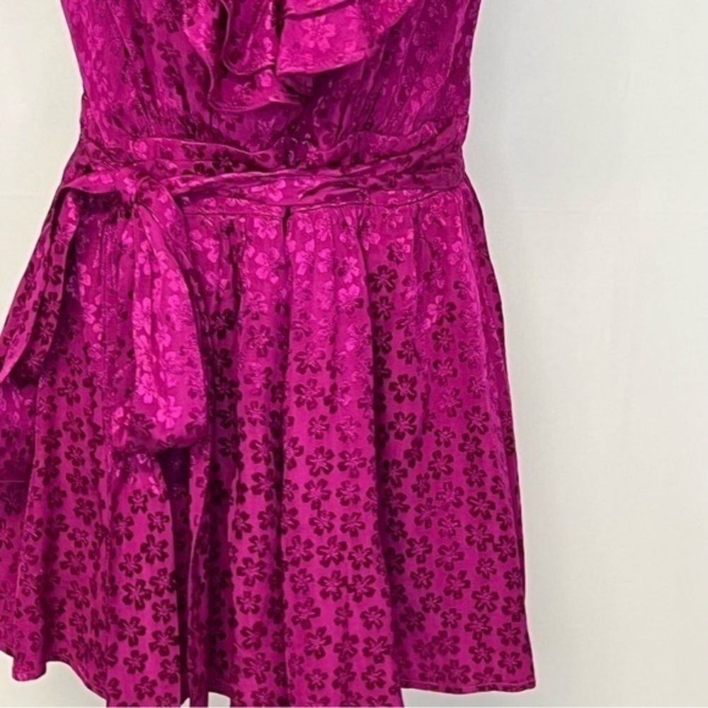 Majorelle Hot Pink Ruffle‎ Romper - Size S - Picture 3 of 6